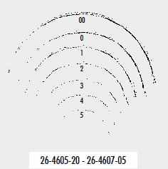 Голки хірургічні, з пружинним вушком діаметром 0,6 мм (mm), з круглим вістрям, окружність 1/2, довжиною 36,0 мм (mm)